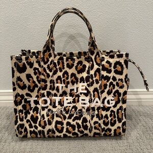 Marc Jacobs Leopard Print Tote Bag